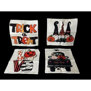 Bowount Home Decor Halloween Throw Pillow Covers 18x18